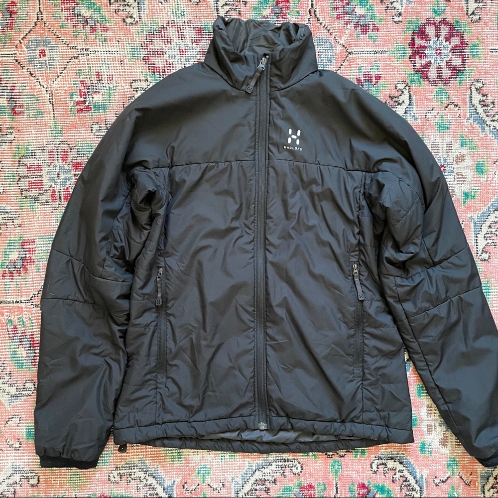 Haglofs Scandinavia Black Puffer Insulated Jacket Women’s M